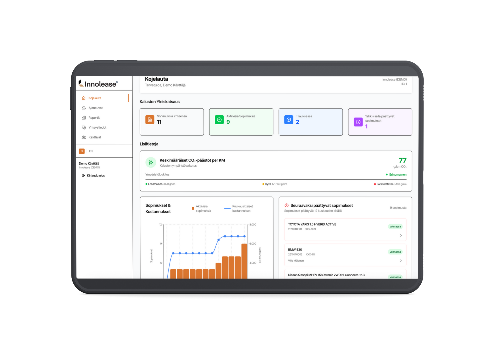 FleetManager -sovellus